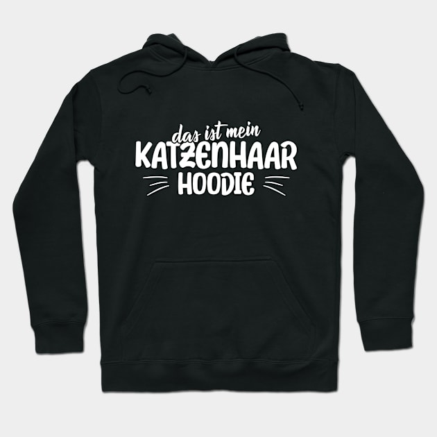 Das ist mein Katzenhaar Hoodie lustiger Katzenspruch Hoodie by star trek fanart and more